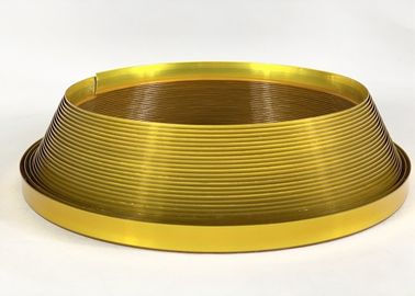 Marchio di fabbrica di alluminio di plastica di colore di alfabeto di KFC 3D della plastica del cappuccio dorato della disposizione che fa materiale
