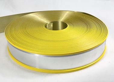 Lato di gomma del centro di Manica della lettera del cappuccio di alluminio della disposizione con l'oro dello specchio del foro
