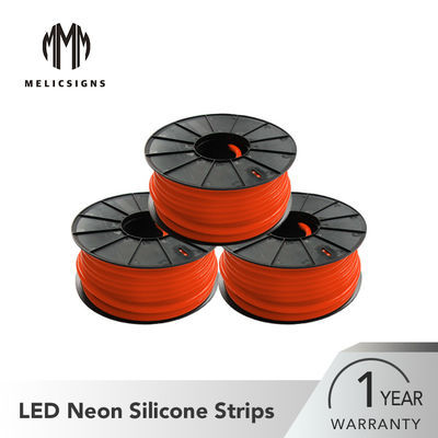colore rosso di spessore di 220V 12mm 50 metri di lunghezza LED di striscia al neon del silicone