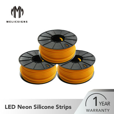 Protezione dell'ambiente 50 metri di lunghezza di giallo 12mm di striscia al neon del silicone LED