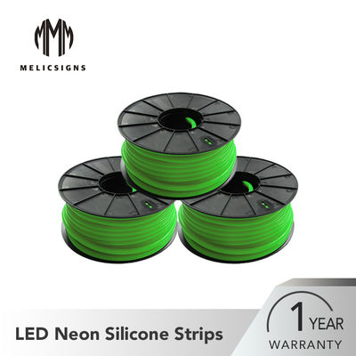 colore verde di spessore di 12mm 50 metri del LED di striscia al neon verde del silicone