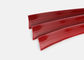 Cappuccio di plastica della disposizione di colore rosso di Manica della lettera di larghezza acrilica materiale sicura del bordo 2.0cm