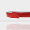 Cappuccio di alluminio piano della disposizione della striscia 0.6/0.8 Manica del rivestimento del lato del doppio di colore rosso di millimetro