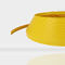Gli incanti gialli hanno galvanizzato il cappuccio acrilico principale della disposizione del segno della lettera dal logo di Enseigne